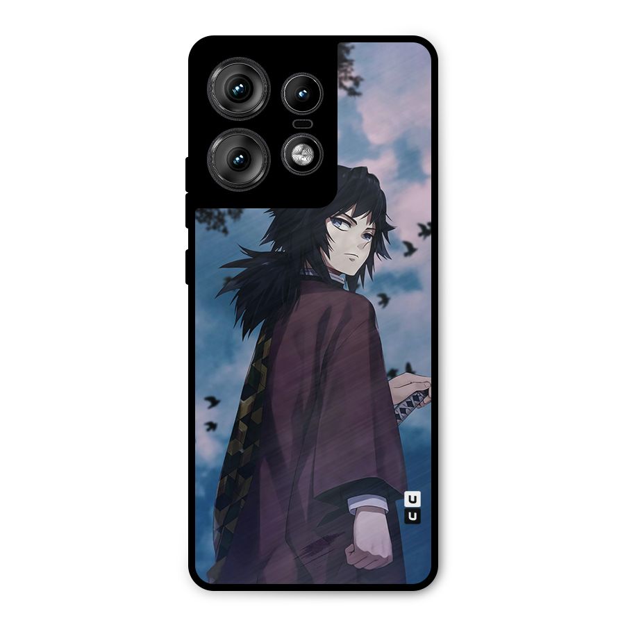 Giyu Tomioka Waiting Metal Back Case for Motorola Edge 50 Pro