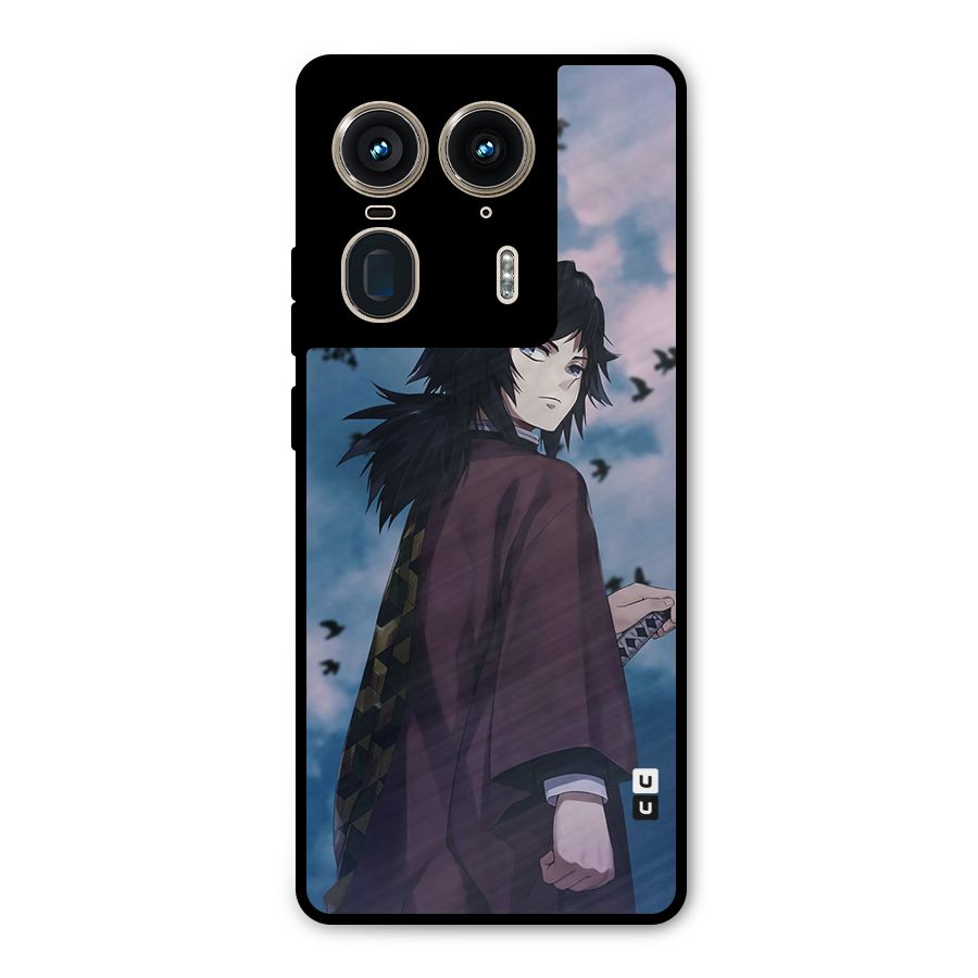 Giyu Tomioka Waiting Metal Back Case for Motorola Edge 50 Ultra