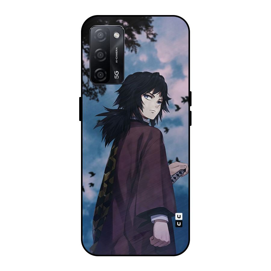 Giyu Tomioka Waiting Metal Back Case for Oppo A53s 5G