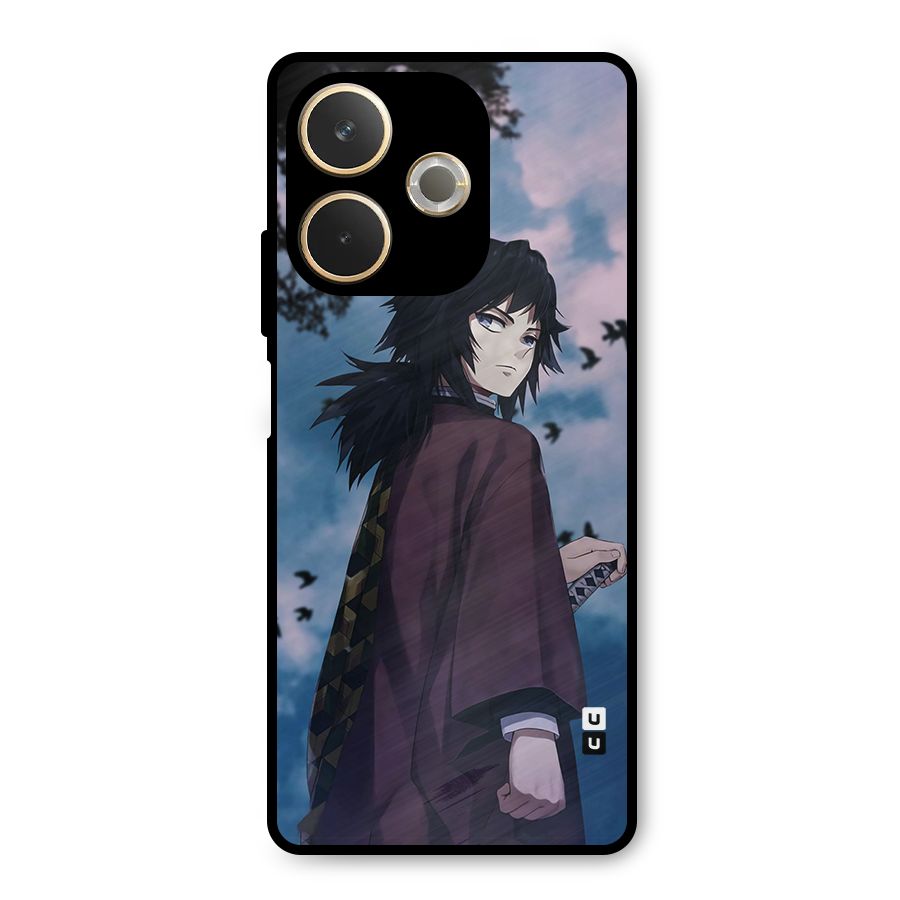 Giyu Tomioka Waiting Metal Back Case for Oppo A5 Pro