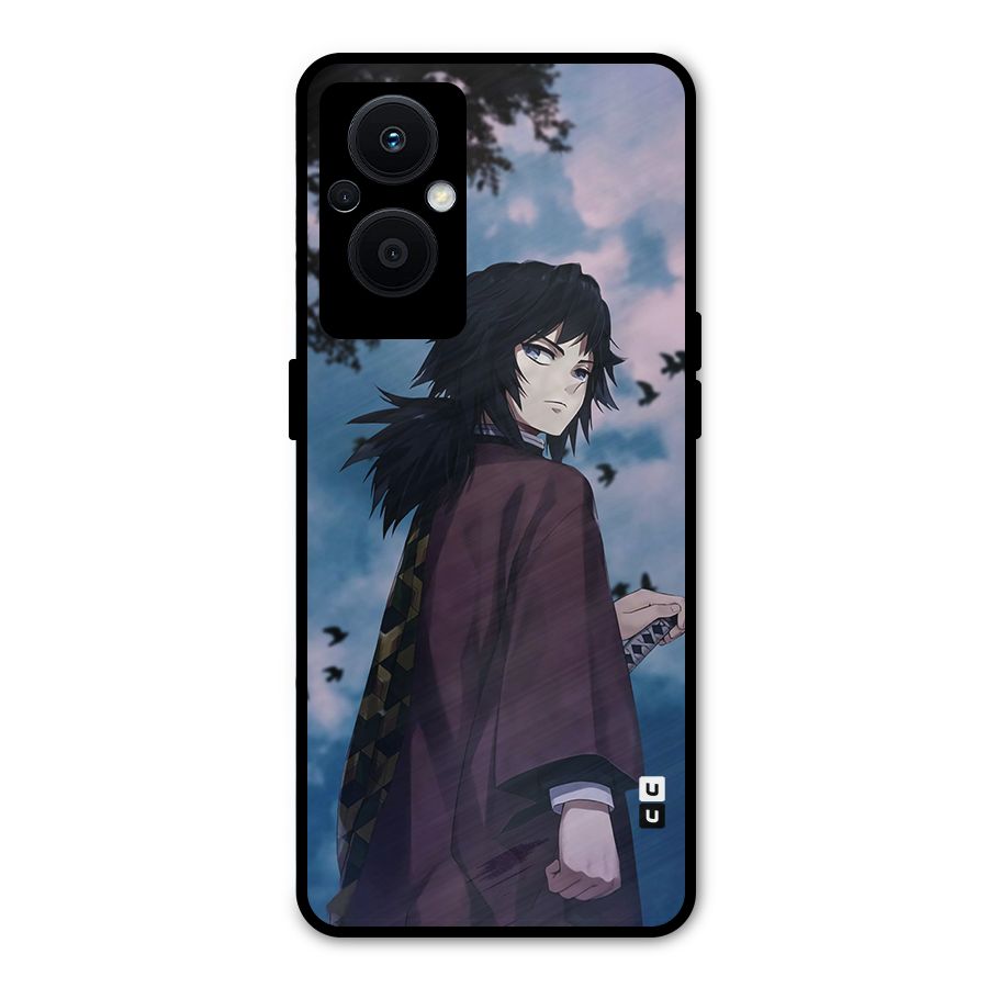 Giyu Tomioka Waiting Metal Back Case for Oppo F21 Pro 5G