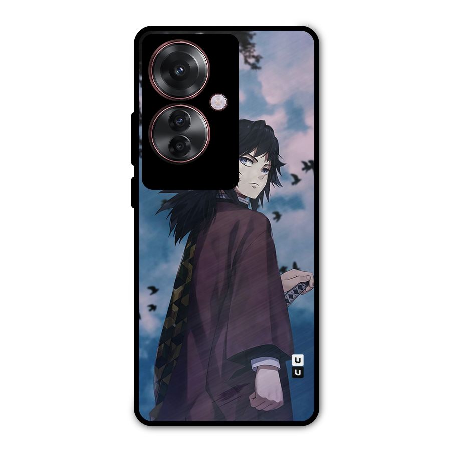 Giyu Tomioka Waiting Metal Back Case for Oppo F25 Pro