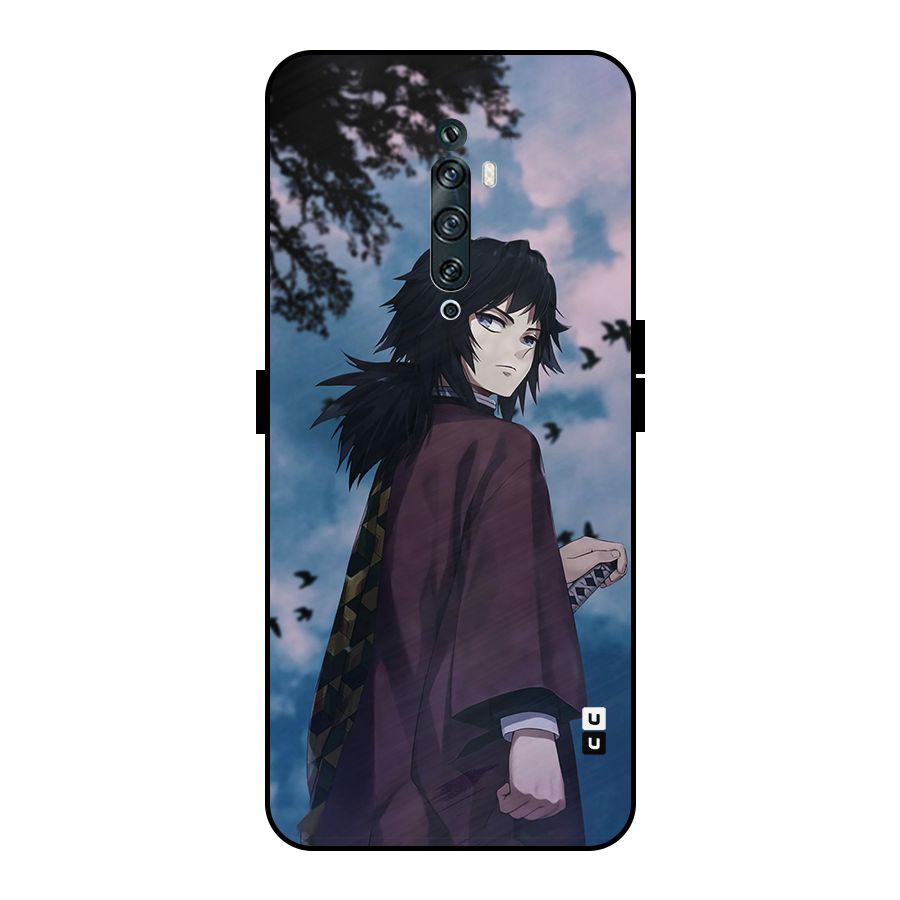 Giyu Tomioka Waiting Metal Back Case for Oppo Reno2 F