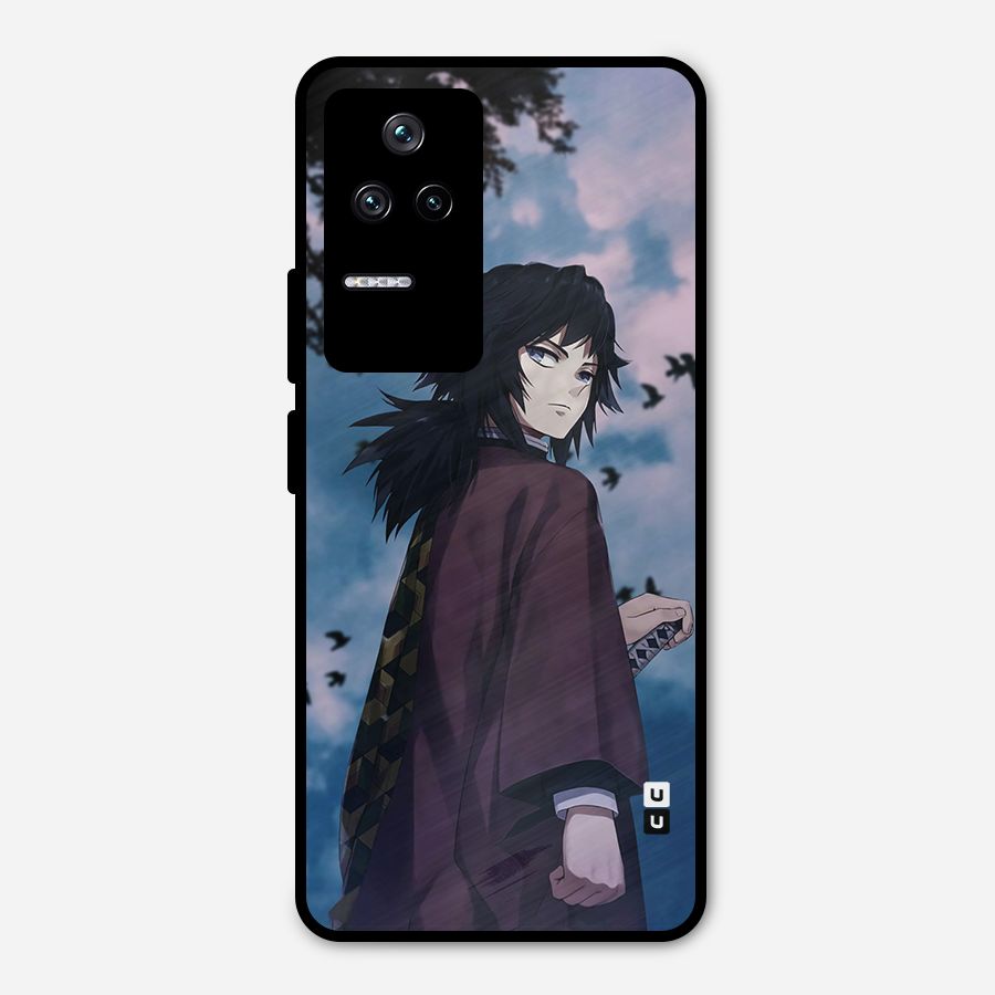 Giyu Tomioka Waiting Metal Back Case for Poco F4 5G
