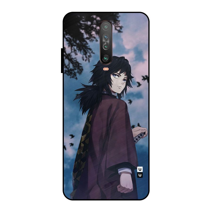 Giyu Tomioka Waiting Metal Back Case for Poco X2