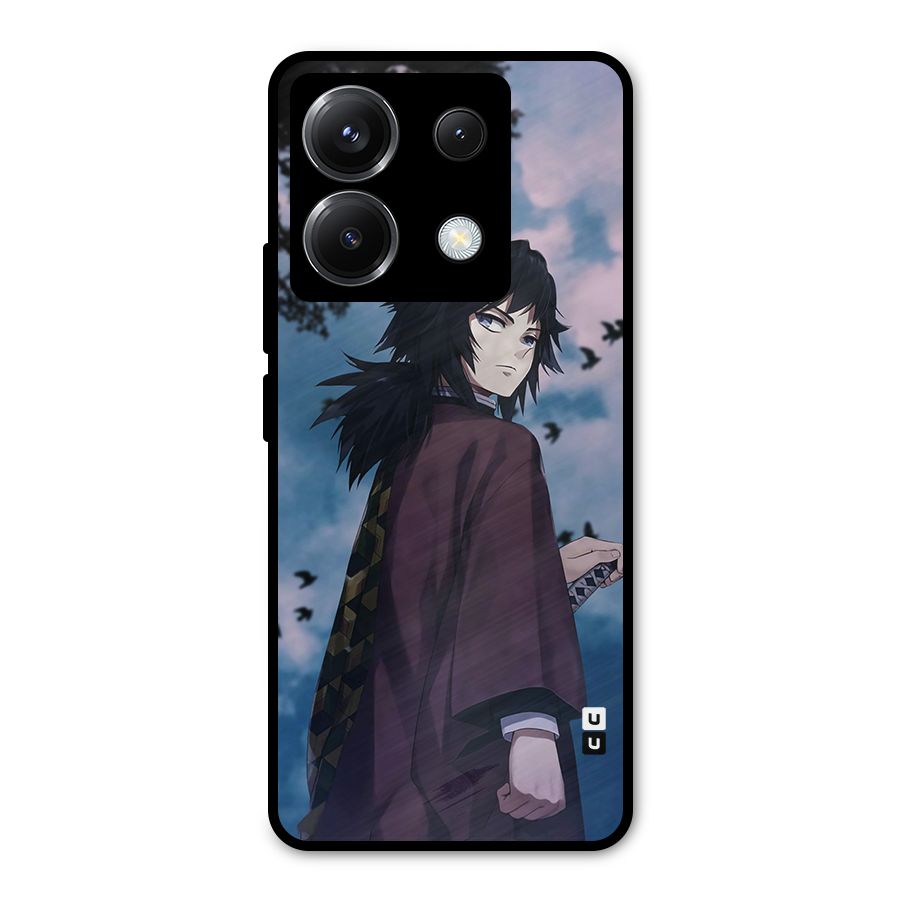 Giyu Tomioka Waiting Metal Back Case for Poco X6