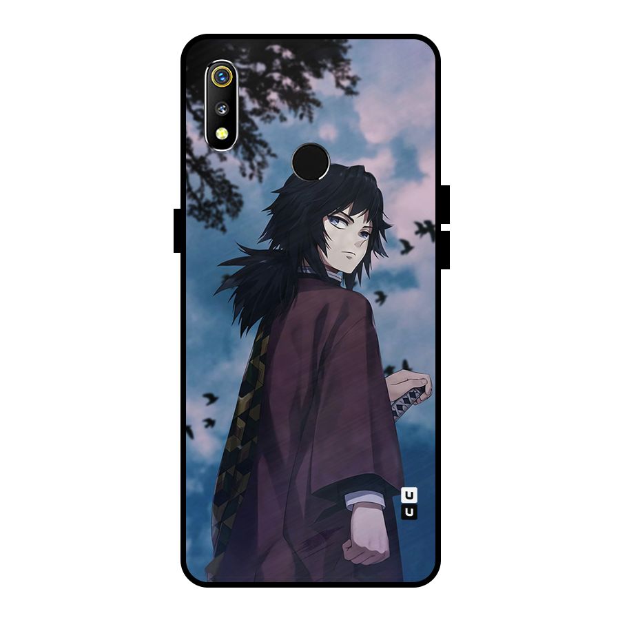 Giyu Tomioka Waiting Metal Back Case for Realme 3i