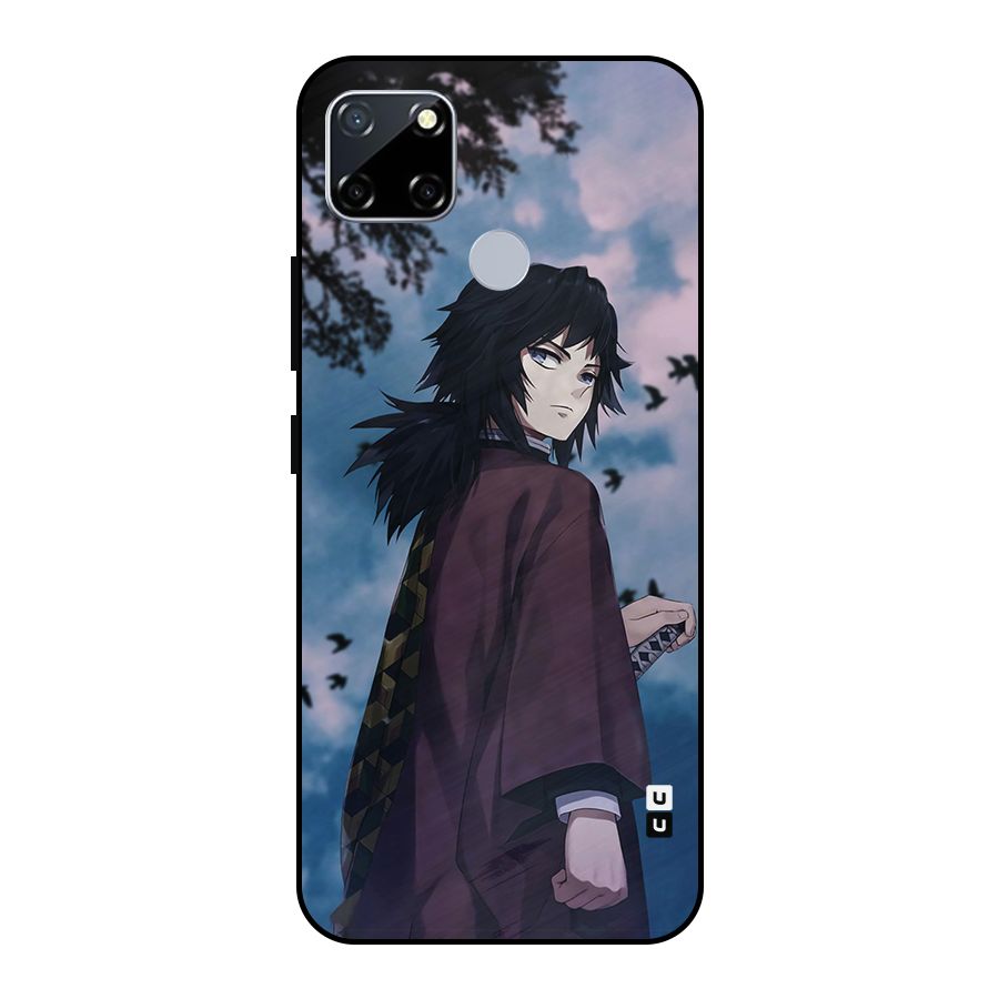 Giyu Tomioka Waiting Metal Back Case for Realme Narzo 20