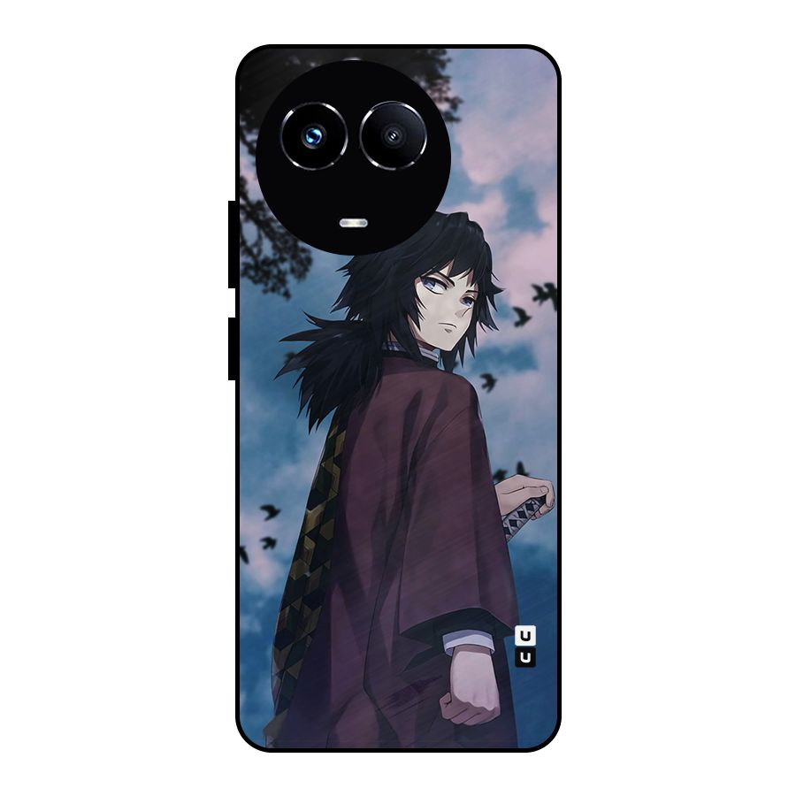 Giyu Tomioka Waiting Metal Back Case for Realme Narzo 60X
