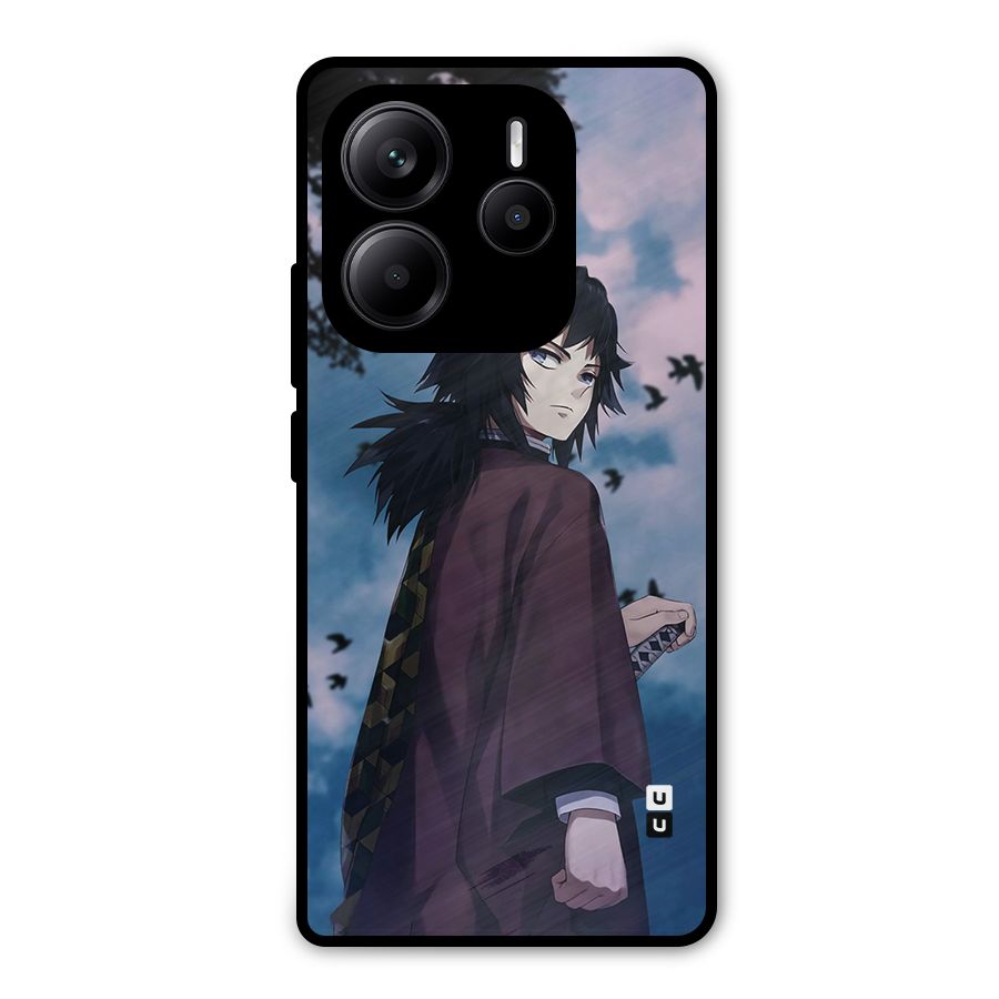 Giyu Tomioka Waiting Metal Back Case for Redmi Note 14 5G