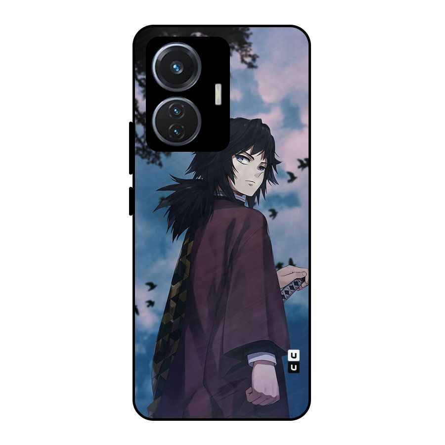 Giyu Tomioka Waiting Metal Back Case for Vivo T1 44W