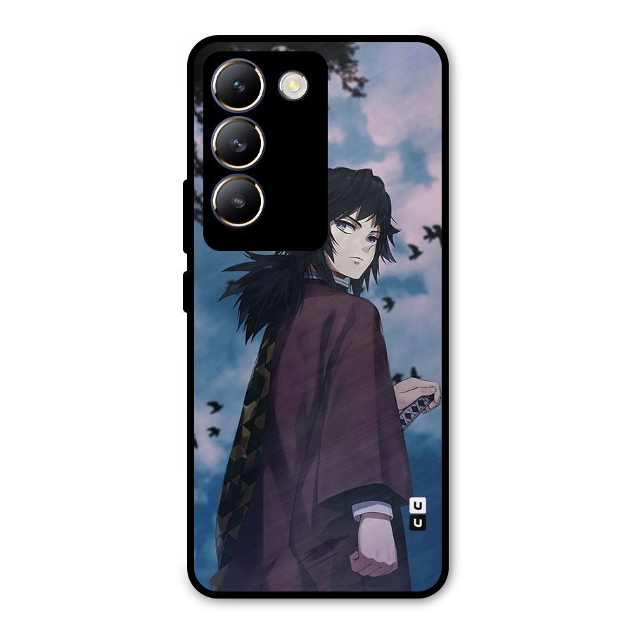 Giyu Tomioka Waiting Metal Back Case for Vivo T3 5G