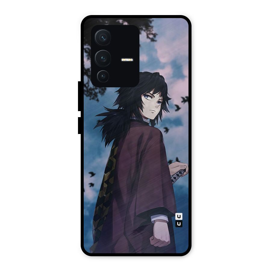 Giyu Tomioka Waiting Metal Back Case for Vivo V23 5G