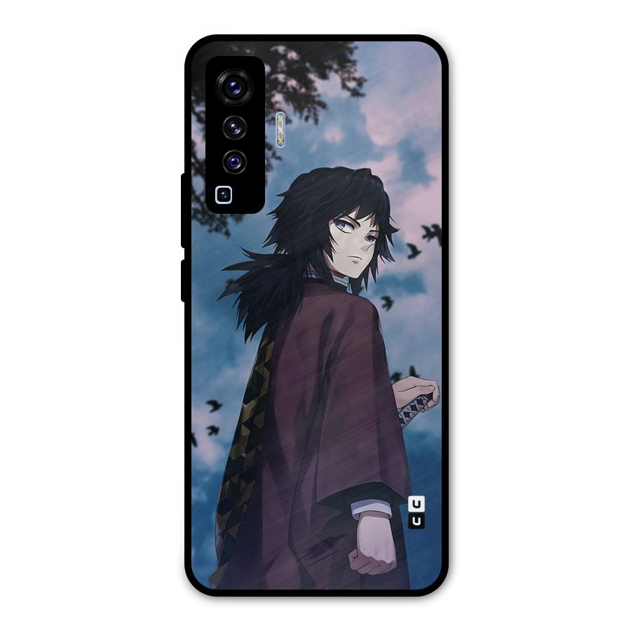 Giyu Tomioka Waiting Metal Back Case for Vivo X50