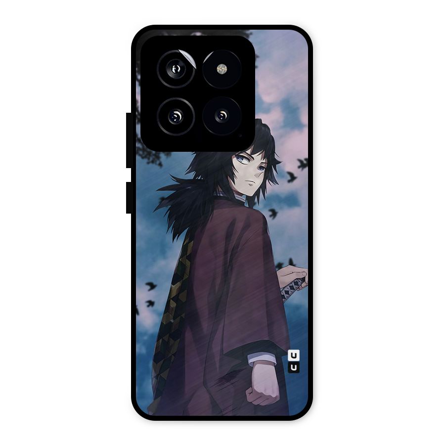 Giyu Tomioka Waiting Metal Back Case for Xiaomi 14
