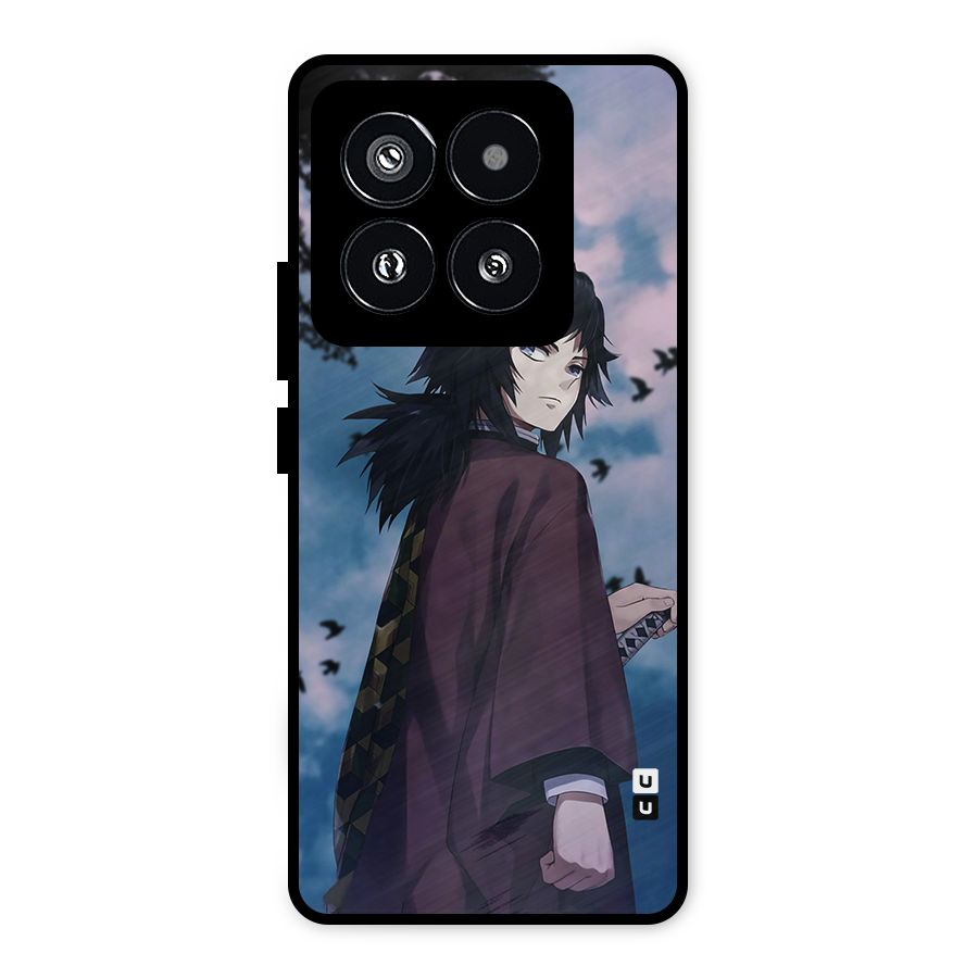 Giyu Tomioka Waiting Metal Back Case for Xiaomi 14 Pro