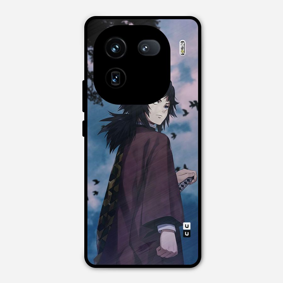 Giyu Tomioka Waiting Metal Back Case for iQOO 12