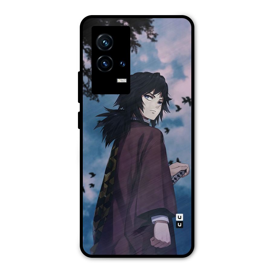 Giyu Tomioka Waiting Metal Back Case for iQOO 9 5G