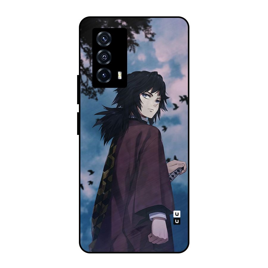 Giyu Tomioka Waiting Metal Back Case for iQOO Z5