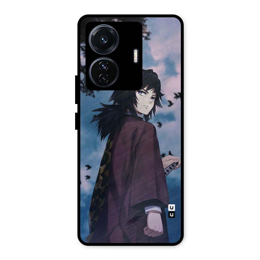 Giyu Tomioka Waiting Metal Back Case for iQOO Z6