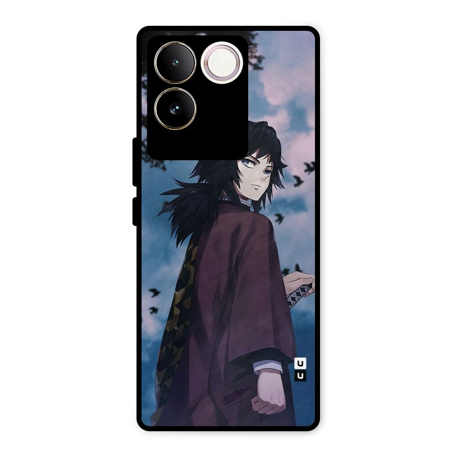 Giyu Tomioka Waiting Metal Back Case for iQOO Z7 Pro