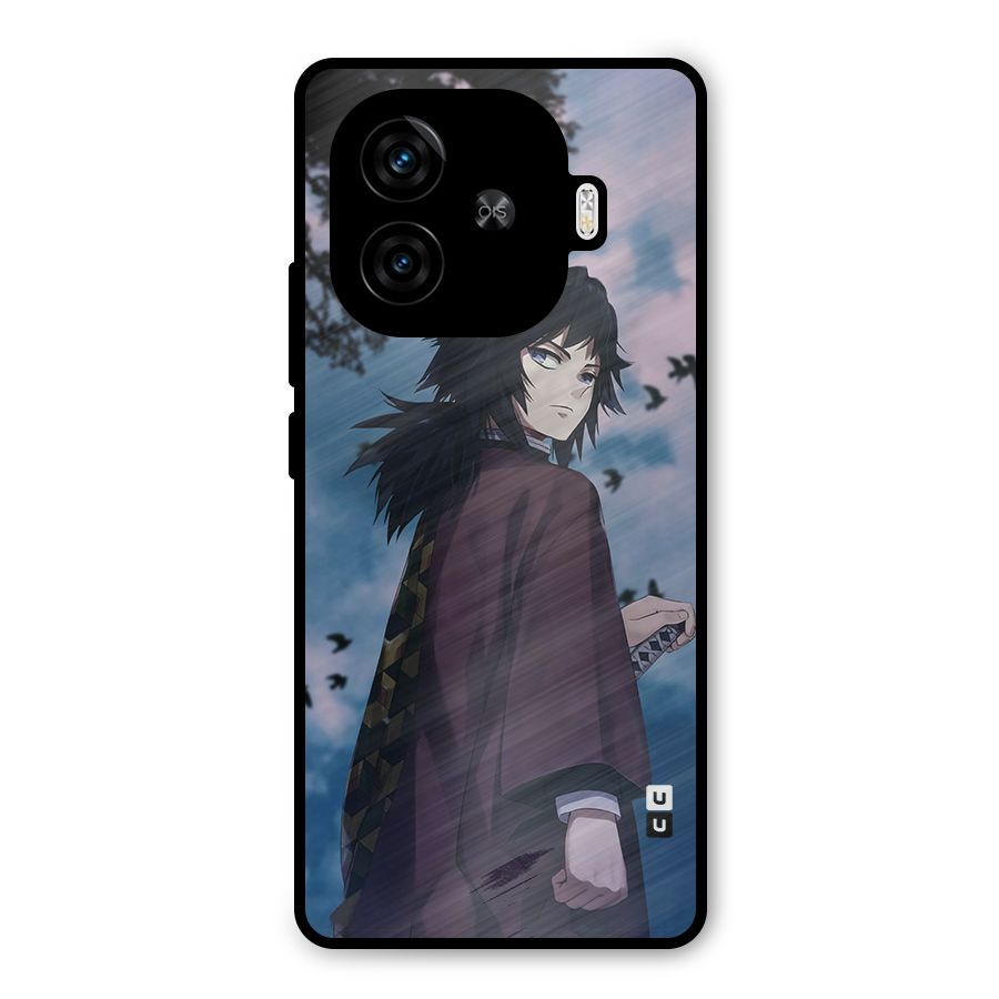 Giyu Tomioka Waiting Metal Back Case for iQOO Z9 Turbo