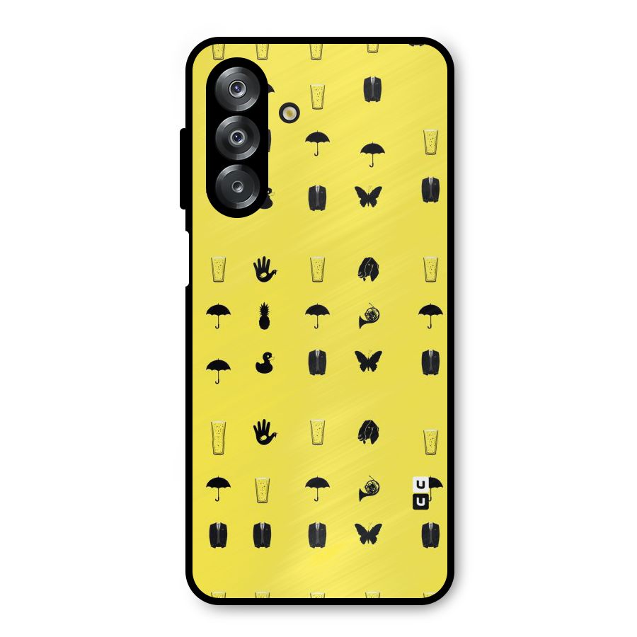 Glass Pattern Metal Back Case for Galaxy A26