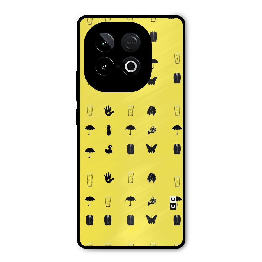 Glass Pattern Metal Back Case for iQOO Neo 10