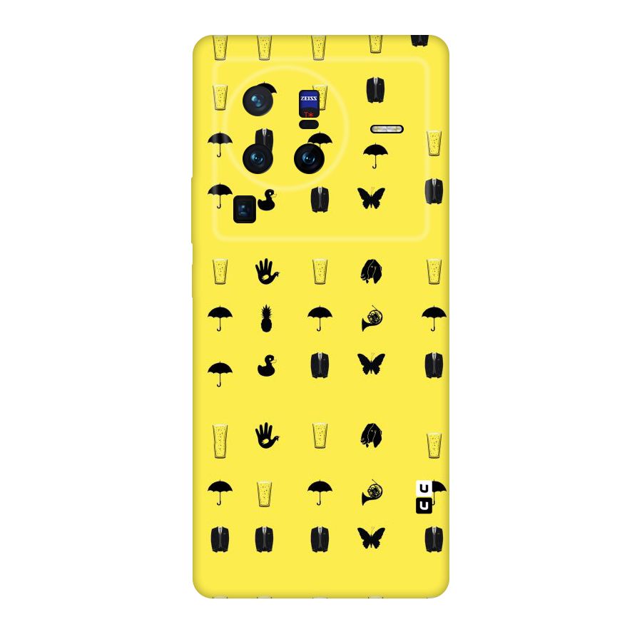 Glass Pattern Original Polycarbonate Back Case for Vivo X80