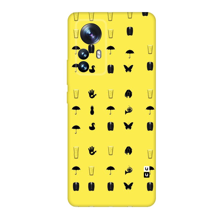 Glass Pattern Original Polycarbonate Back Case for Xiaomi 12 Pro