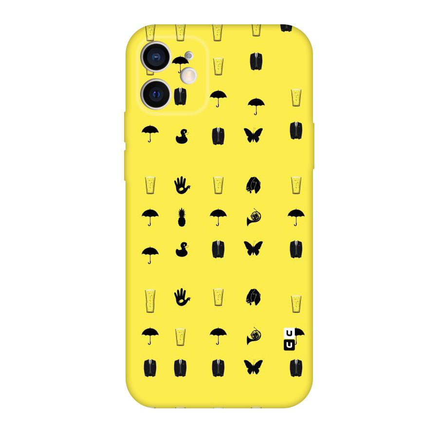 Glass Pattern Original Polycarbonate Back Case for iPhone 12