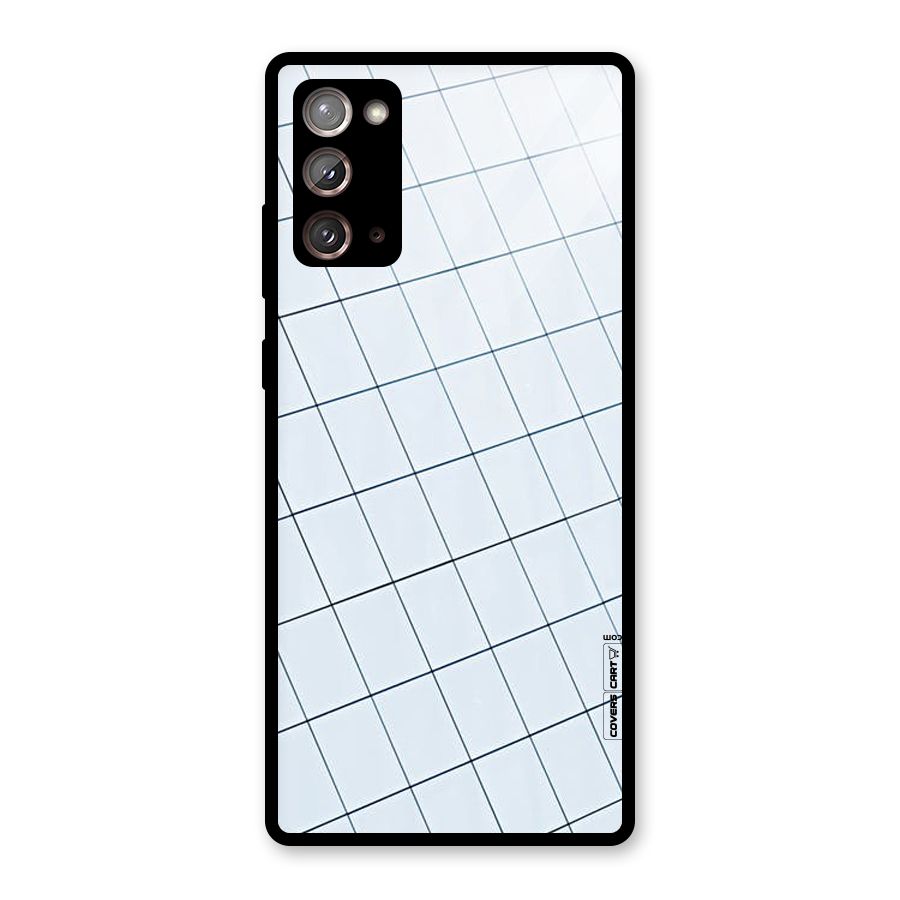 Glass Square Wall Glass Back Case for Galaxy Note 20