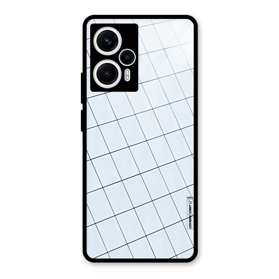 Glass Square Wall Glass Back Case for Poco F5