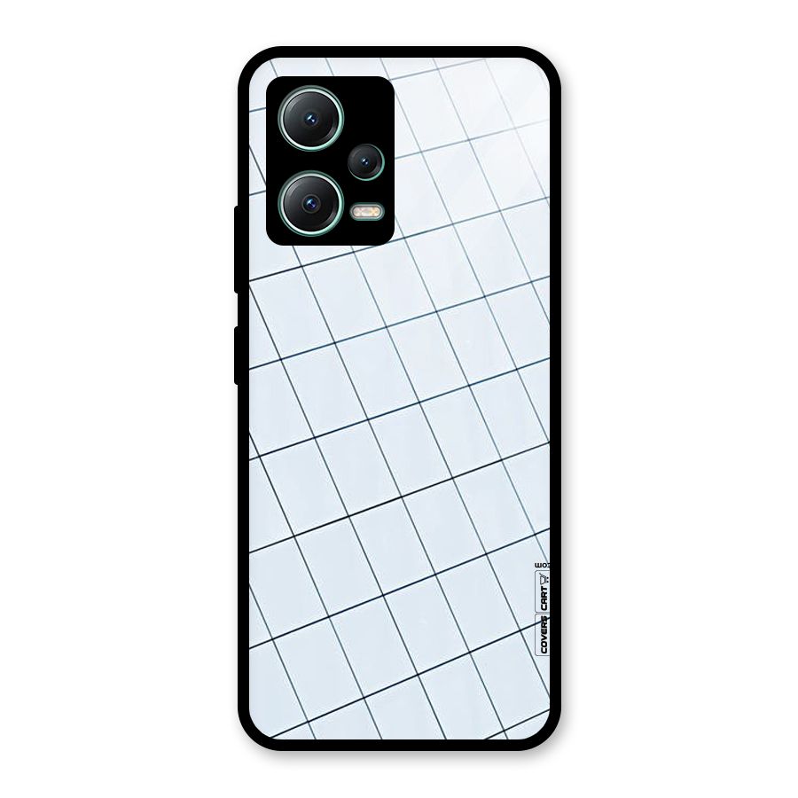 Glass Square Wall Glass Back Case for Poco X5