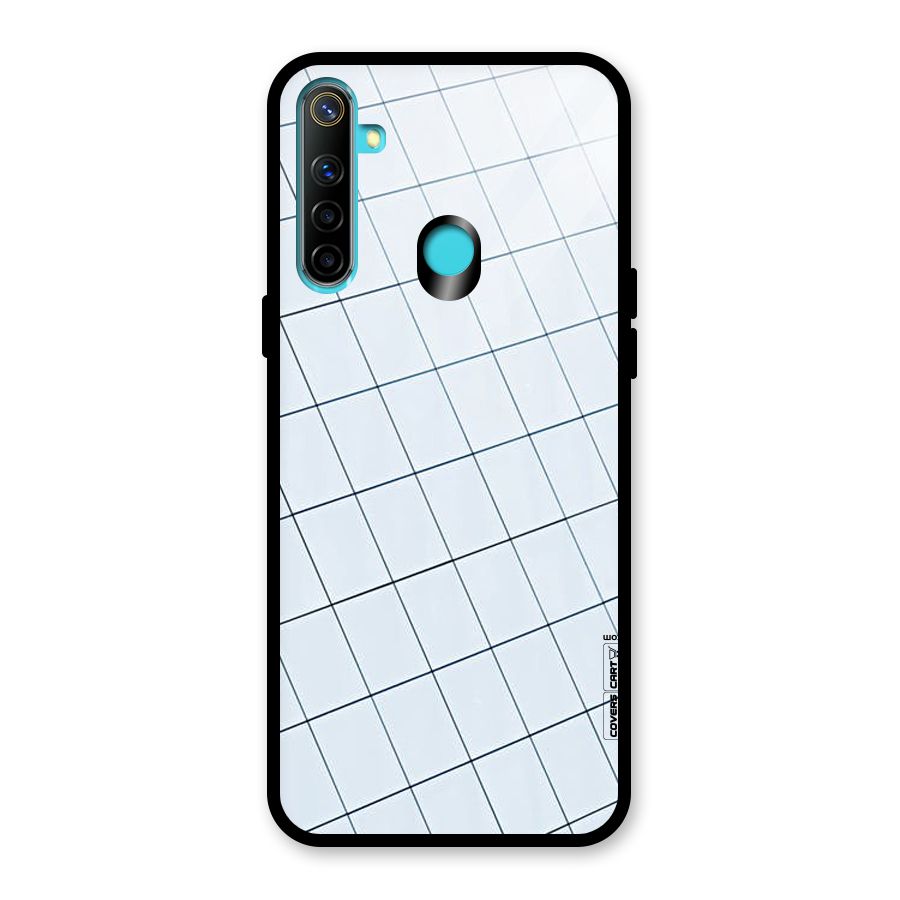 Glass Square Wall Glass Back Case for Realme Narzo 10