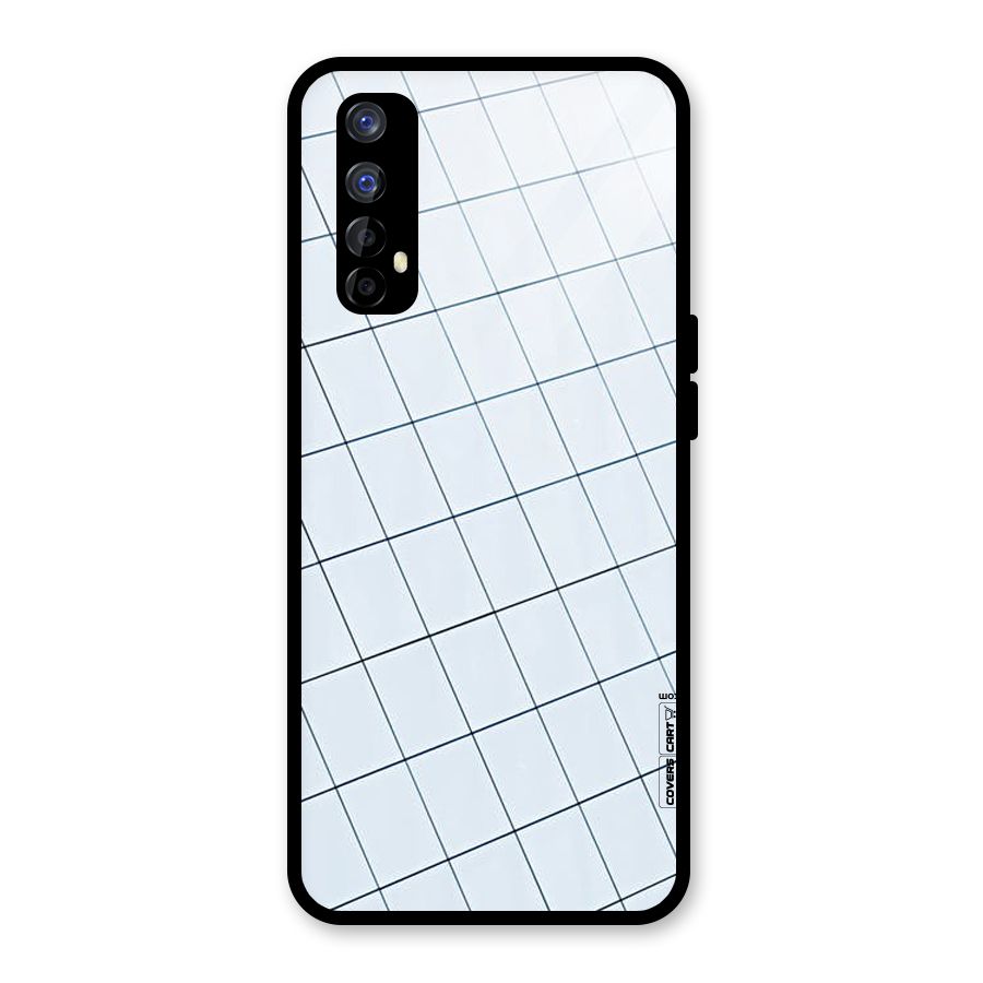 Glass Square Wall Glass Back Case for Realme Narzo 20 Pro