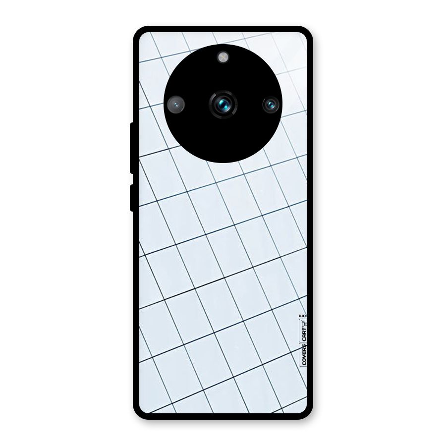 Glass Square Wall Glass Back Case for Realme Narzo 60 Pro