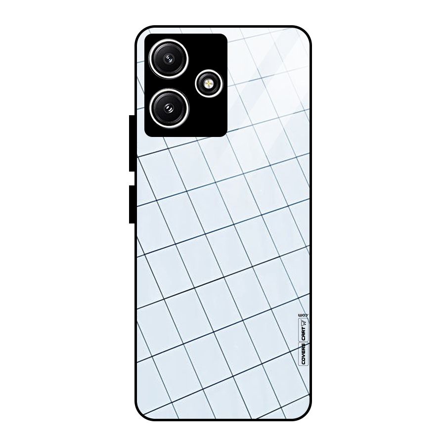 Glass Square Wall Glass Back Case for Redmi 12 5G