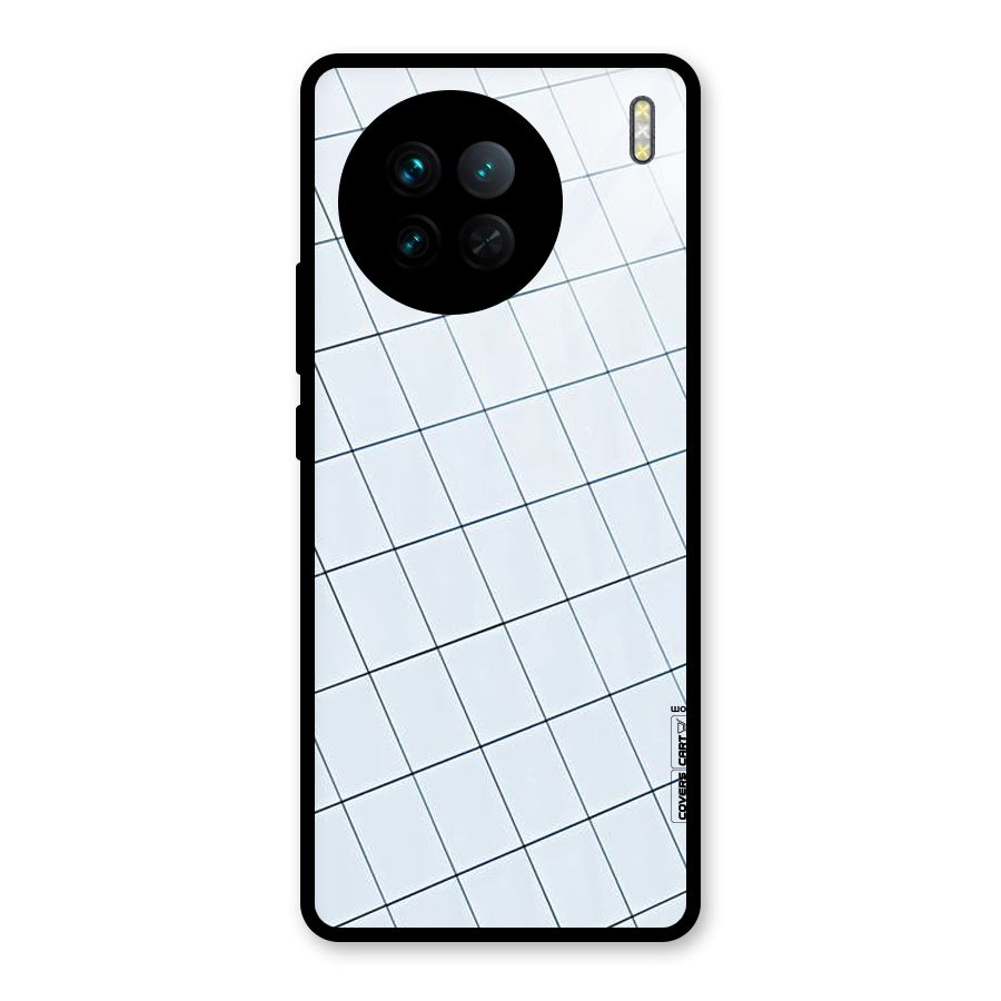Glass Square Wall Glass Back Case for Vivo X90