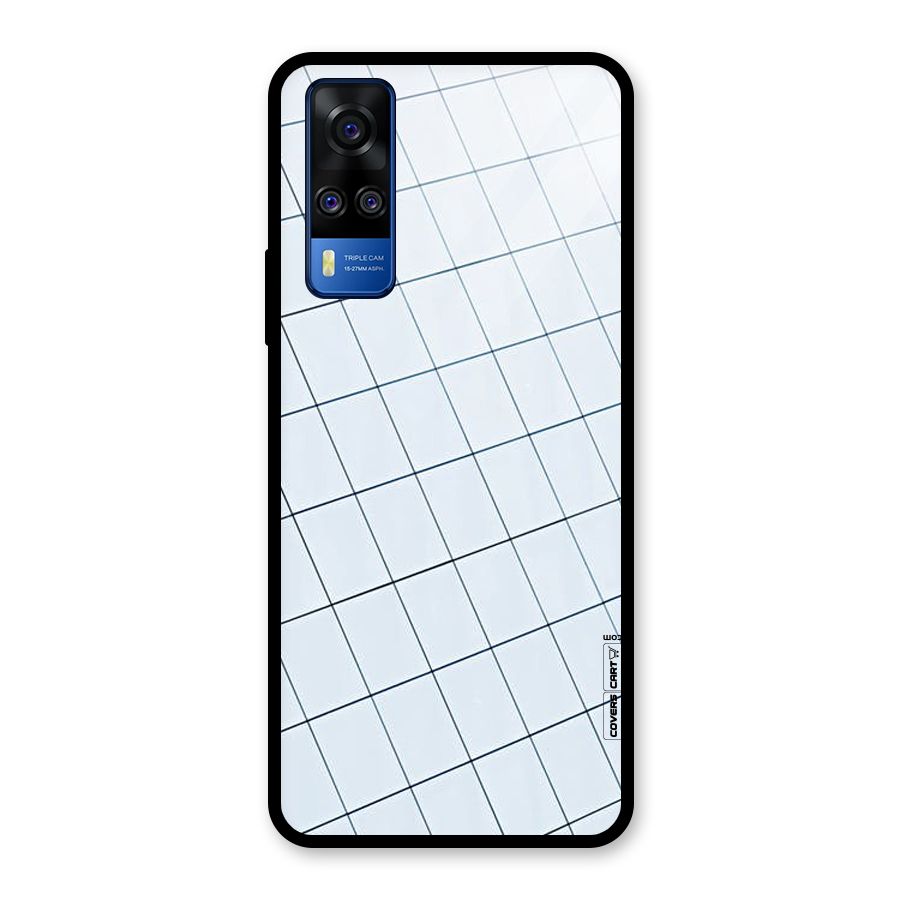 Glass Square Wall Glass Back Case for Vivo Y31