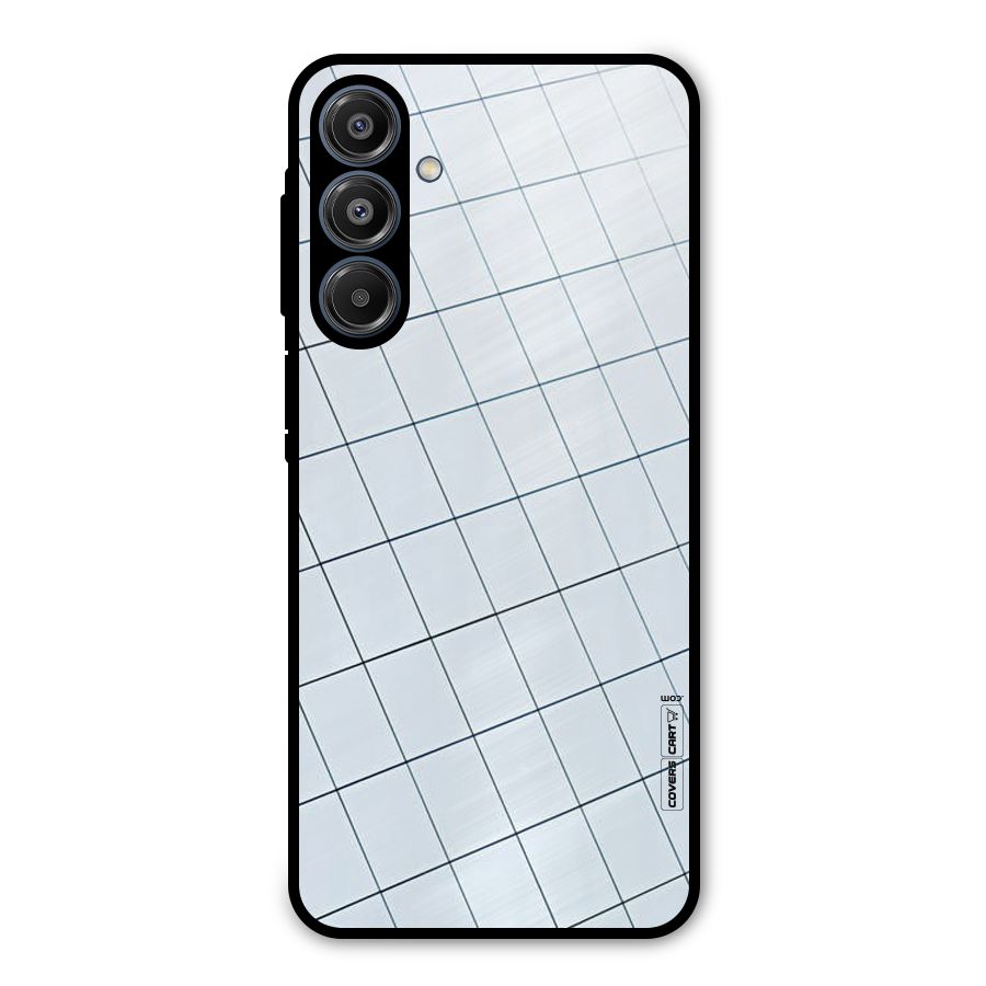 Glass Square Wall Metal Back Case for Galaxy A16 5G