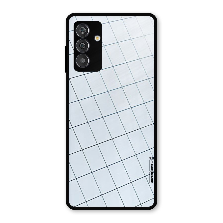 Glass Square Wall Metal Back Case for Galaxy F13