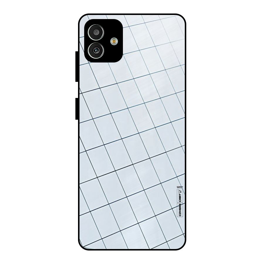 Glass Square Wall Metal Back Case for Galaxy M13 5G