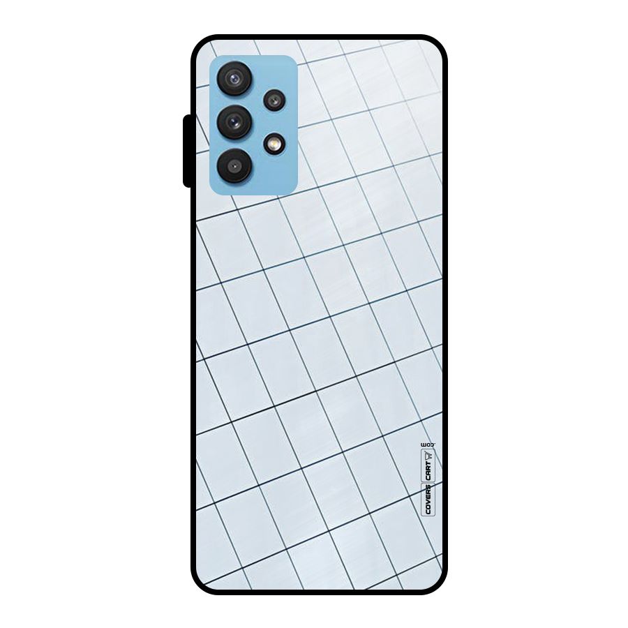 Glass Square Wall Metal Back Case for Galaxy M32 5G