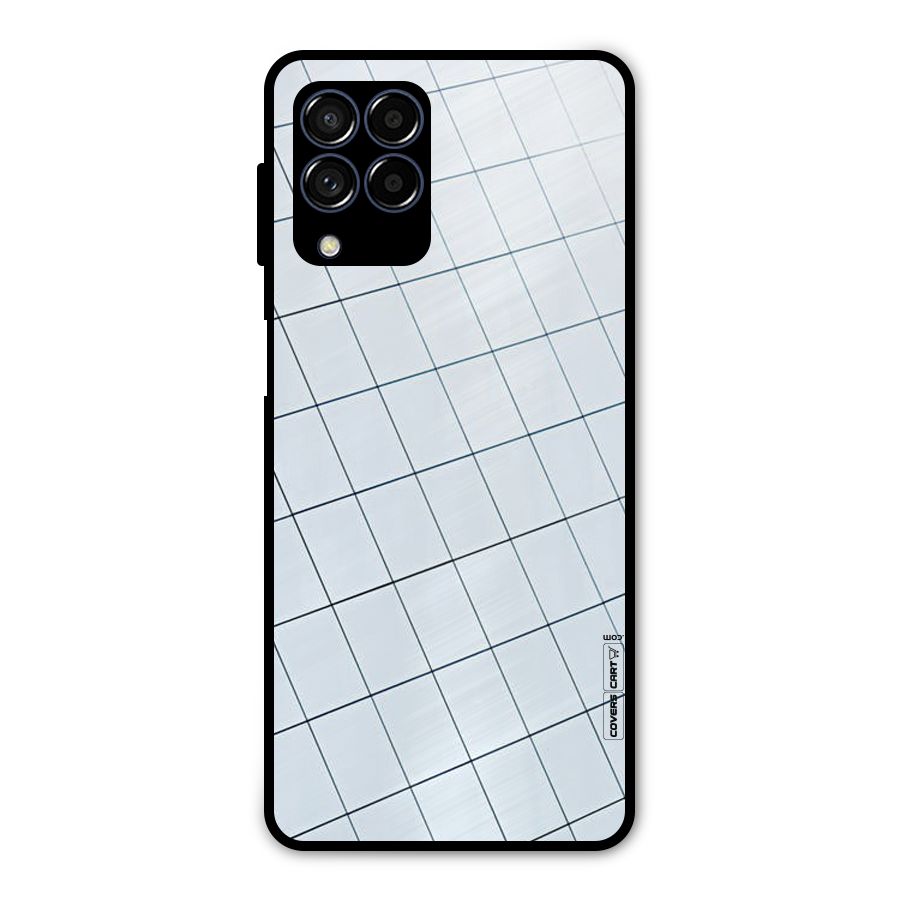 Glass Square Wall Metal Back Case for Galaxy M53 5G