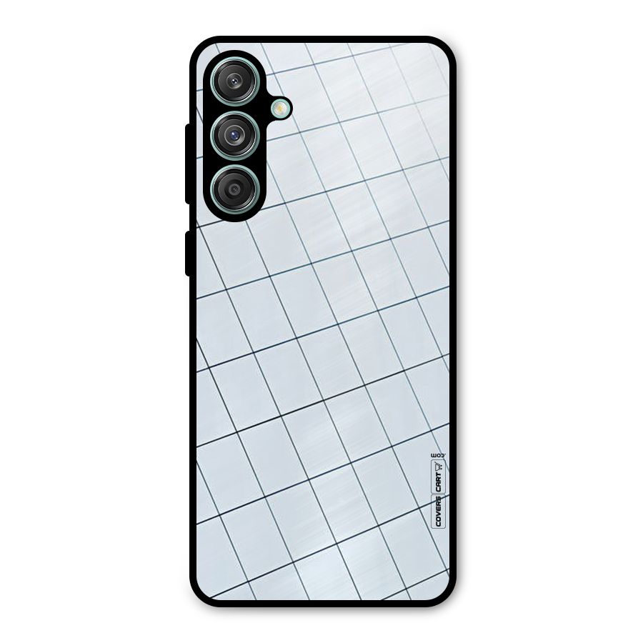 Glass Square Wall Metal Back Case for Galaxy M55 5G