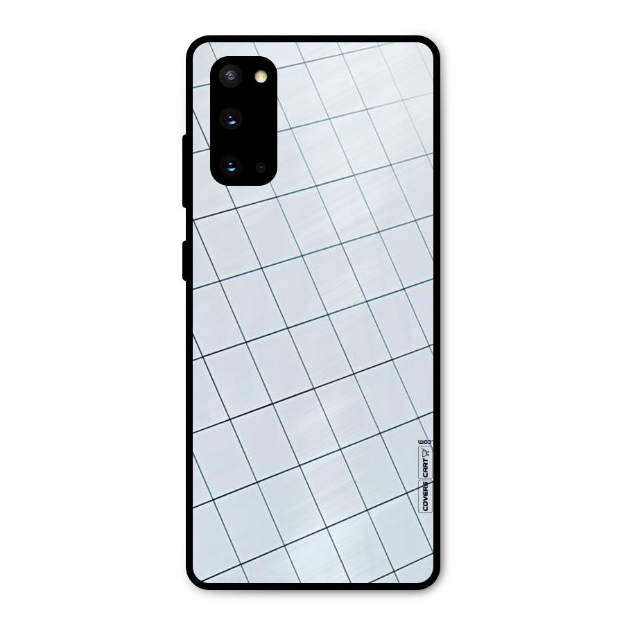 Glass Square Wall Metal Back Case for Galaxy S20