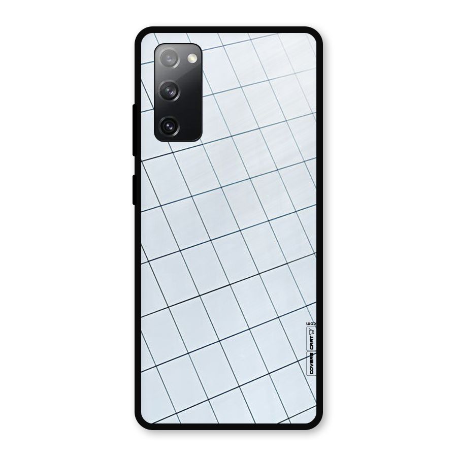 Glass Square Wall Metal Back Case for Galaxy S20 FE 5G