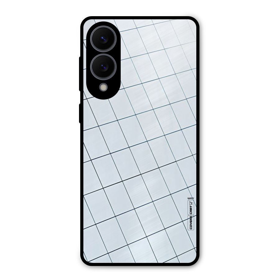 Glass Square Wall Metal Back Case for Galaxy S25 Edge