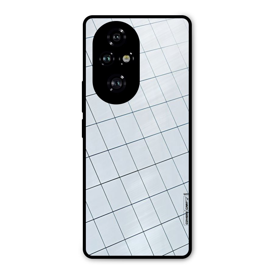 Glass Square Wall Metal Back Case for Honor 200 Pro